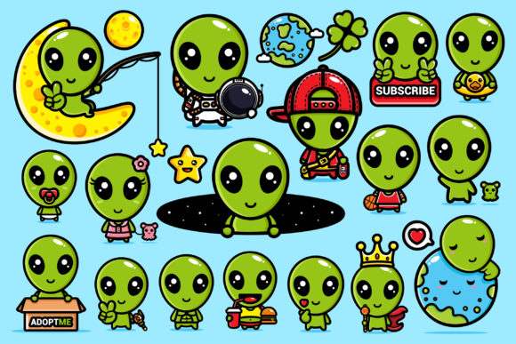 Download Cute Alien Design - Premium Resources