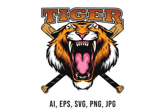 Download Tiger Head Logo Mascot - Logo Collection