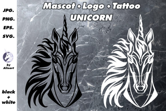 Download Mascot and Logo Unicorn Illustration - Logo Collection