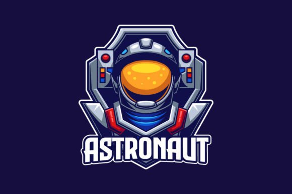 Download Astronaut Mascot E-sport Logo Template - Logo Collection